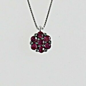 COLLANA IN ORO CON RUBINI