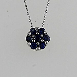 COLLANA IN ORO CON ZAFFIRO