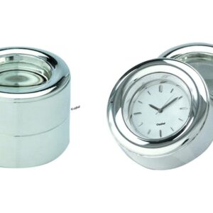 OROLOGIO CON LENTE SILVER PLATED