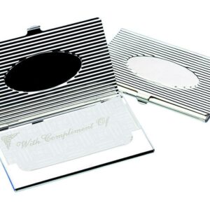 PORTA BIGLIETTI DA VISITA IN SILVER PLATED