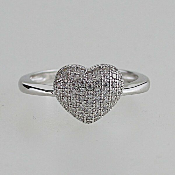 ANELLO CUORE IN ARGENTO 925°°°