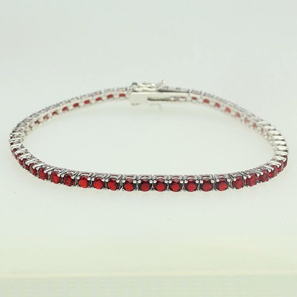 BRACCIALE TENNIS IN ARGENTO TITOLO 925/°°°