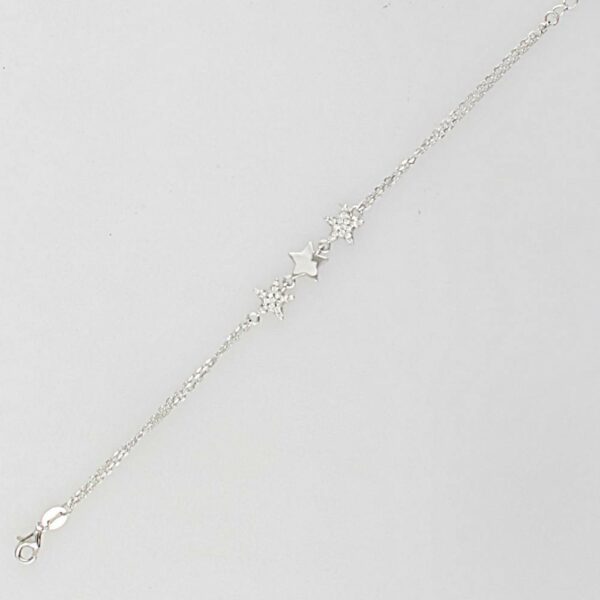 BRACCIALE STELLE IN ARGENTO 925°°°