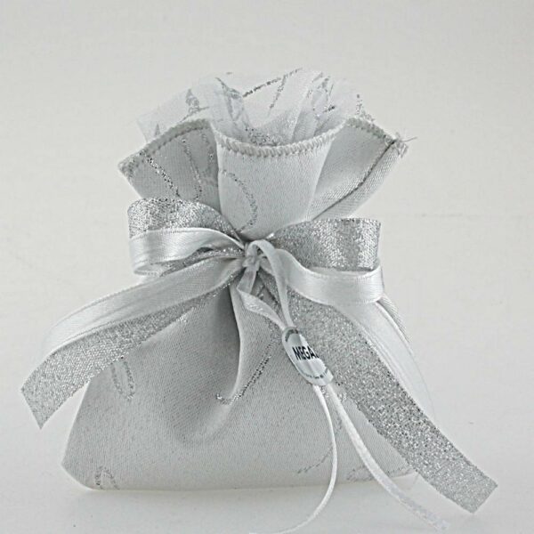 CONFEZIONE SACCHETTO ARGENTO