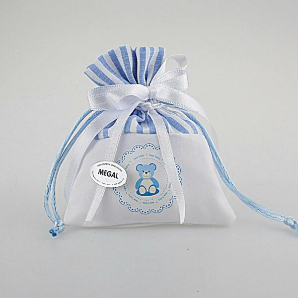 CONFEZIONE SACCHETTO CELESTE