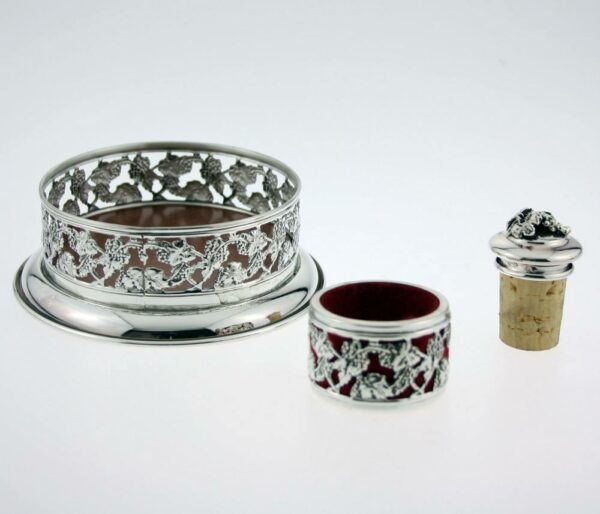 SET VINO IN ARGENTO 800/925°°°   3 Pz