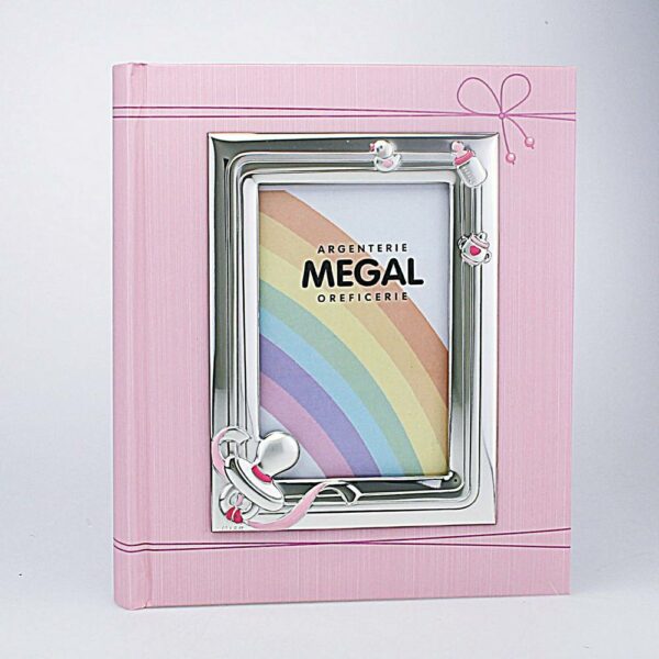 ALBUM CON CORNICE IN ARGENTO BILAMINATO Cm 10x15