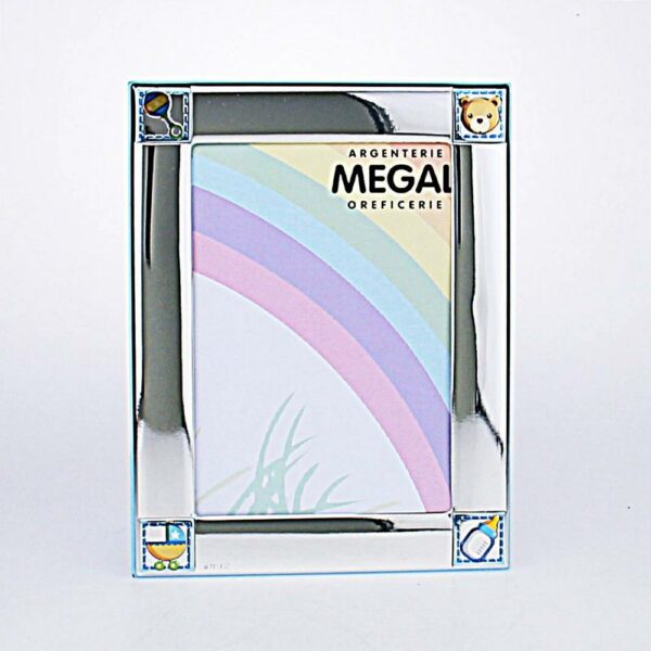 CORNICE BIMBO IN ARGENTO BILAMINATO