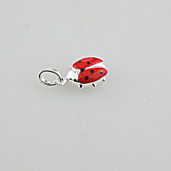 CIONDOLO COCCINELLA IN ARGENTO 925°°°