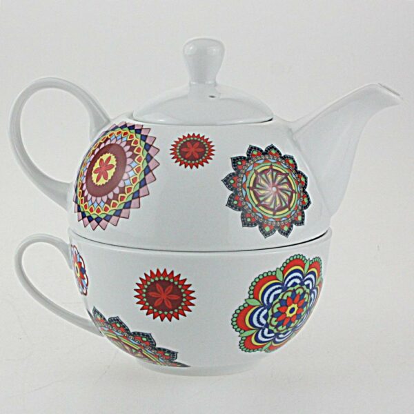 TEIERA CON TAZZA IN CERAMICA