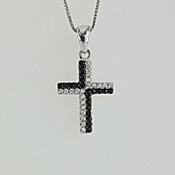 COLLANA CROCE IN ARGENTO 925°°°