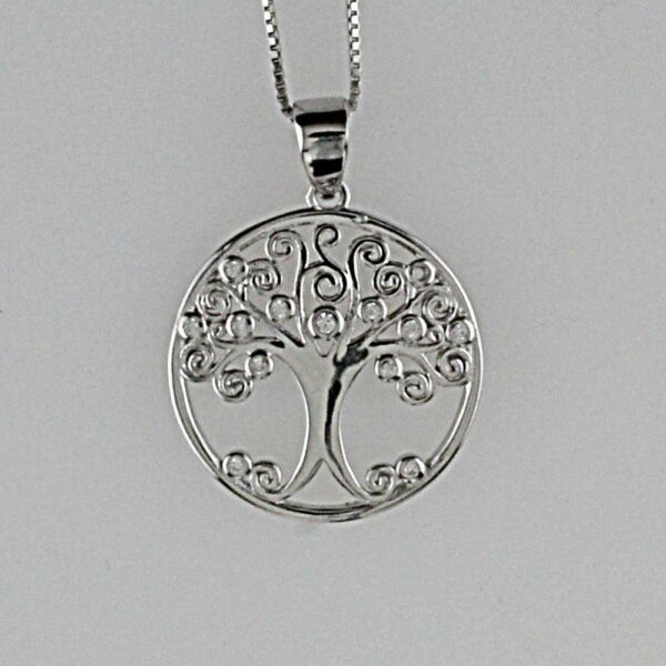 COLLANA IN ARGENTO 925°°° ALBERO DELLA VITA