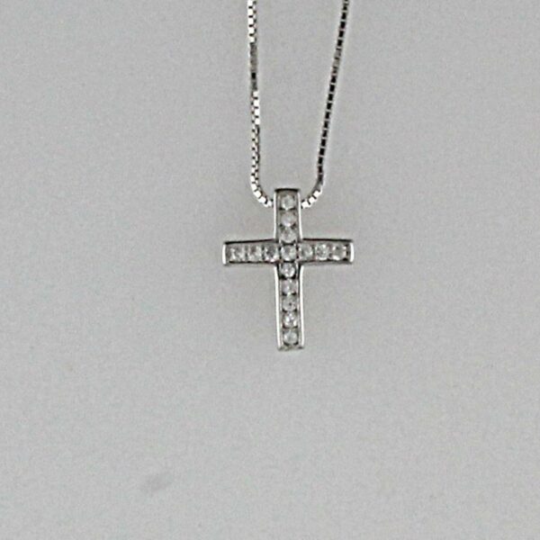 COLLANA CROCE IN ARGENTO 925°°°