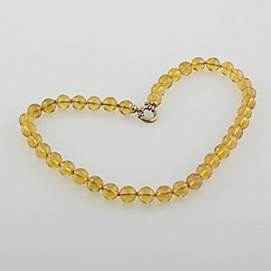 COLLANA PIETRE CITRINO