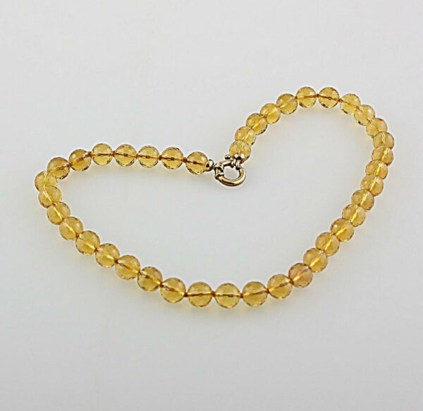 COLLANA PIETRE CITRINO