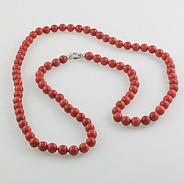 COLLANA TURCHESE CON CHIUSURA IN ARGENTO