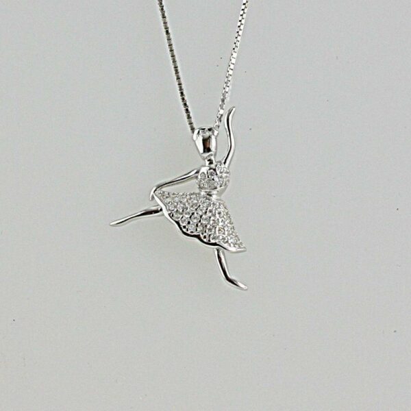 COLLANA IN ARGENTO 925°°° BALLERINA