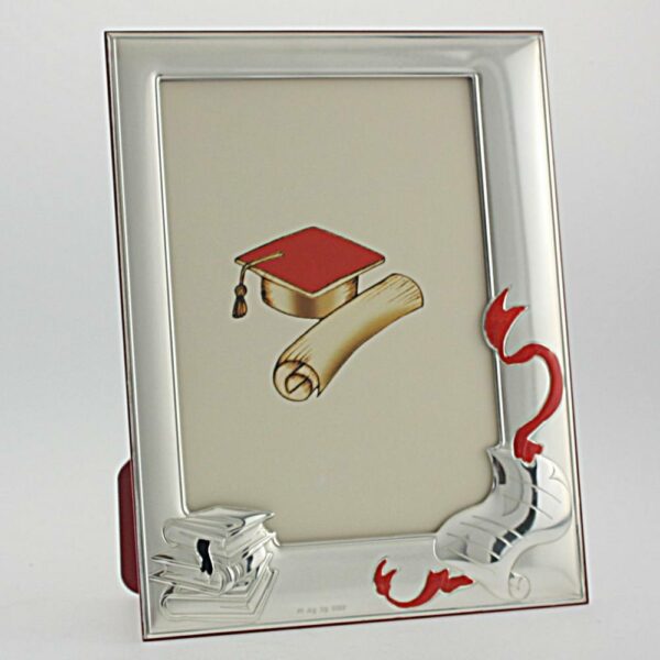 CORNICE LAUREA ARGENTO BILAMINATO