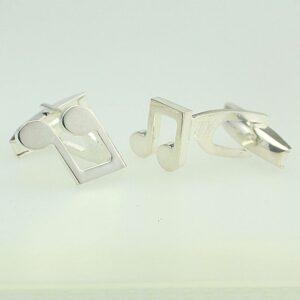 GEMELLI NOTA MUSICALE IN ARGENTO 925°°°
