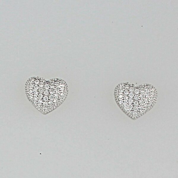 ORECCHINI IN ARGENTO 925°°° CUORE