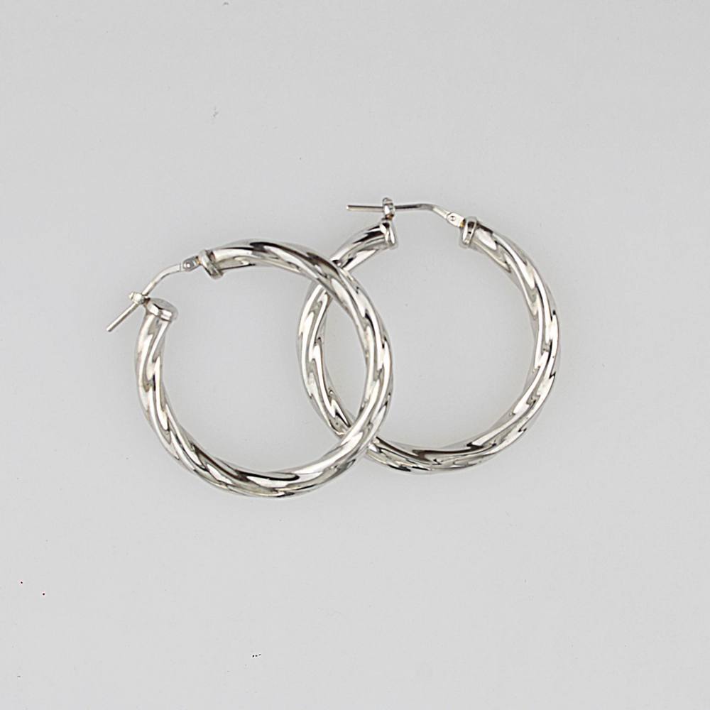 ORECCHINI A CERCHIO IN ARGENTO 925°°° Megal
