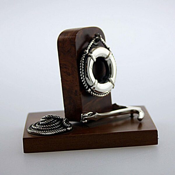 SCULTURA MARINARA IN ARGENTO 800/925°°°