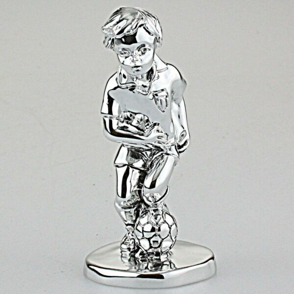 CALCIATORE ARGENTATO Cm 10