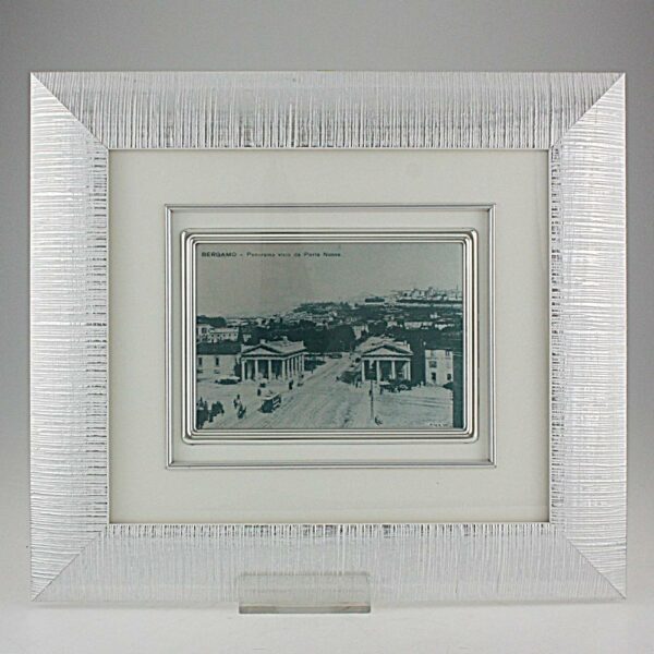 QUADRO PORTANUOVA ARGENTO BILAMINATO