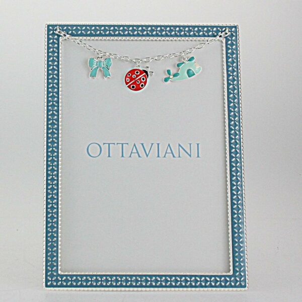 CORNICE BIMBO "OTTAVIANI" IN SILVER PLATED