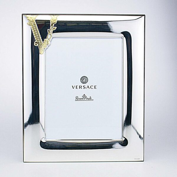 CORNICE IN ARGENTO BILAMINATO " VERSACE"
