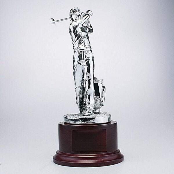 TROFEO GOLF IN SILVER PLATED