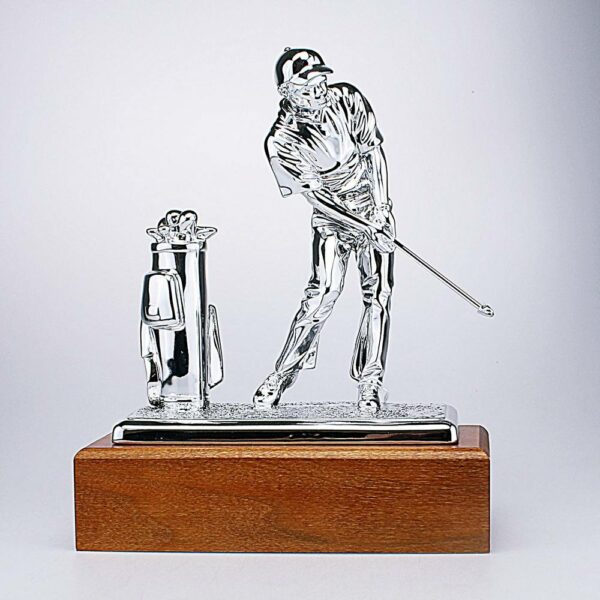 TROFEO GOLF IN SILVER PLATED