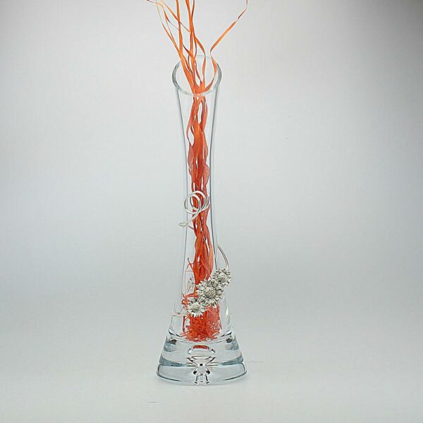 VASO IN VETRO E SILVER PLATED