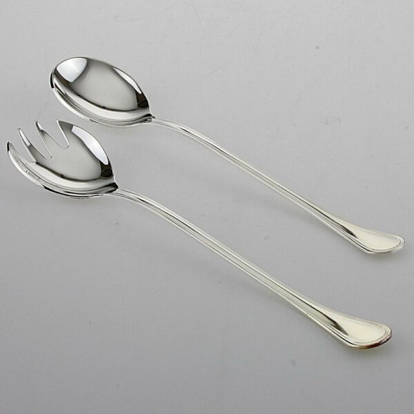 COPPIA POSATE INSALATA IN SILVER PLATED