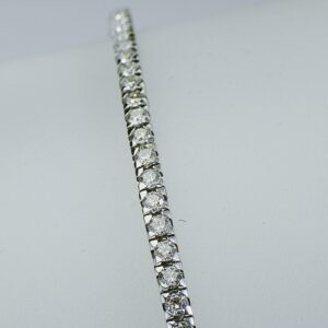 BRACCIALE TENNIS IN ORO CON DIAMANTI