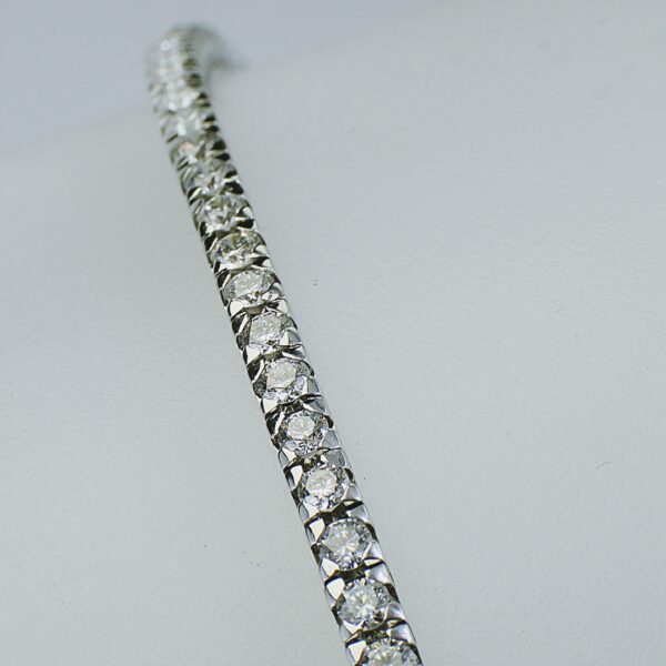 BRACCIALE TENNIS IN ORO CON DIAMANTI