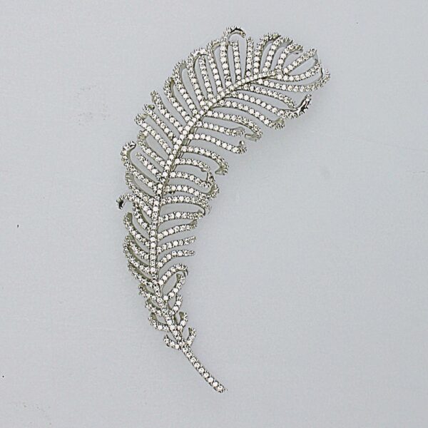SPILLA IN ARGENTO 925/°°° PIUMA