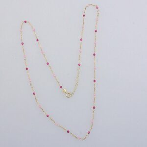 COLLANA IN ORO CON PIETRE NATURALI