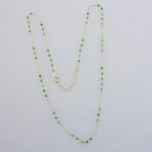 COLLANA IN ORO CON PIETRE NATURALI