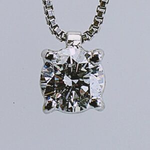 COLLANA PUNTO LUCE IN ORO CON DIAMANTE