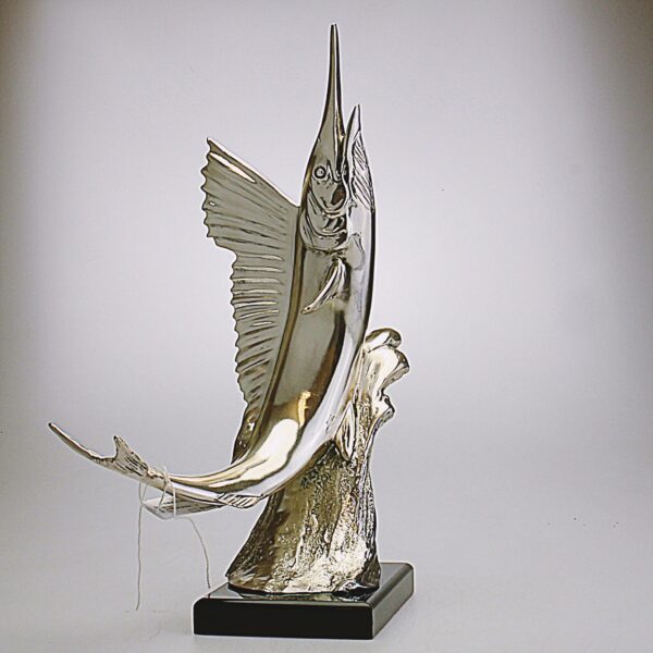 PESCE SPADA ARGENTATO Cm 35x20