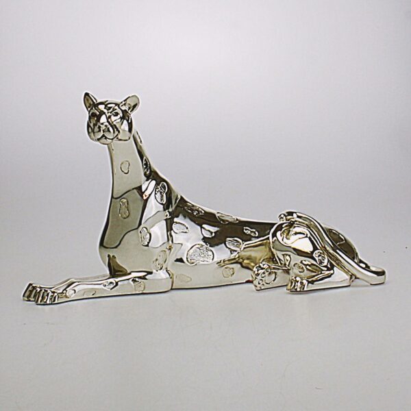 LEOPARDO ARGENTATO Cm 30x15