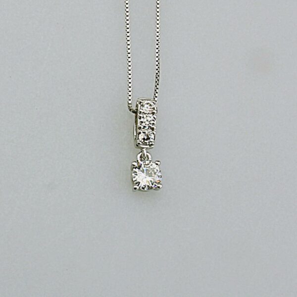 COLLANA IN ARGENTO 925/°°° CON ZIRCONI