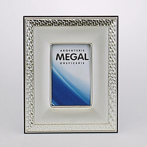 CORNICE IN ARGENTO BILAMINATO Cm 6x9