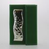SET CARTE ECOPELLE CON BLASONE IN ARGENTO