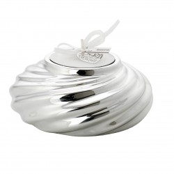 PORTACANDELA TEALIGHT ARGENTATO Diam. Cm 10 - Ordine minimo 10 pz