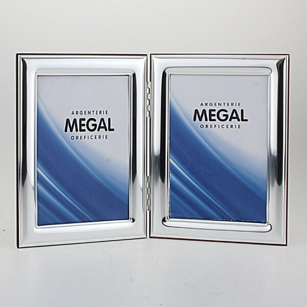CORNICE IN ARGENTO BILAMINATO 9X13 DOPPIA