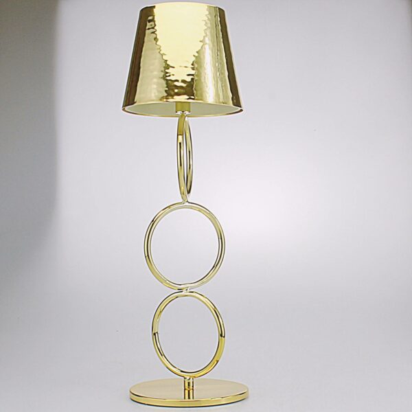 LAMPADA IN METALLO DORATO CM 35