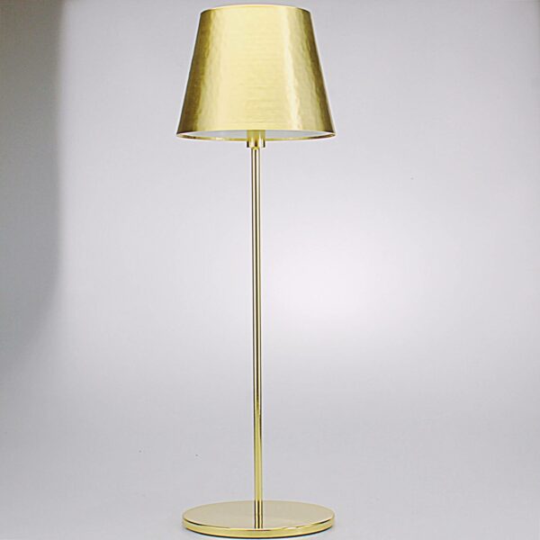 LAMPADA LED IN METALLO DORATO CM 35
