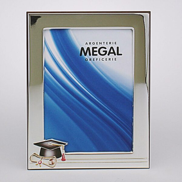 CORNICE IN ARGENTO BILAMINATO LAUREA